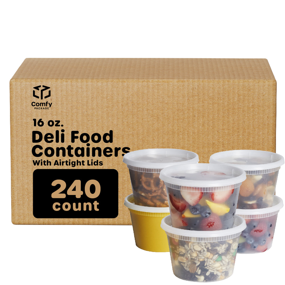 16oz Disposable Glass - Packaging Box