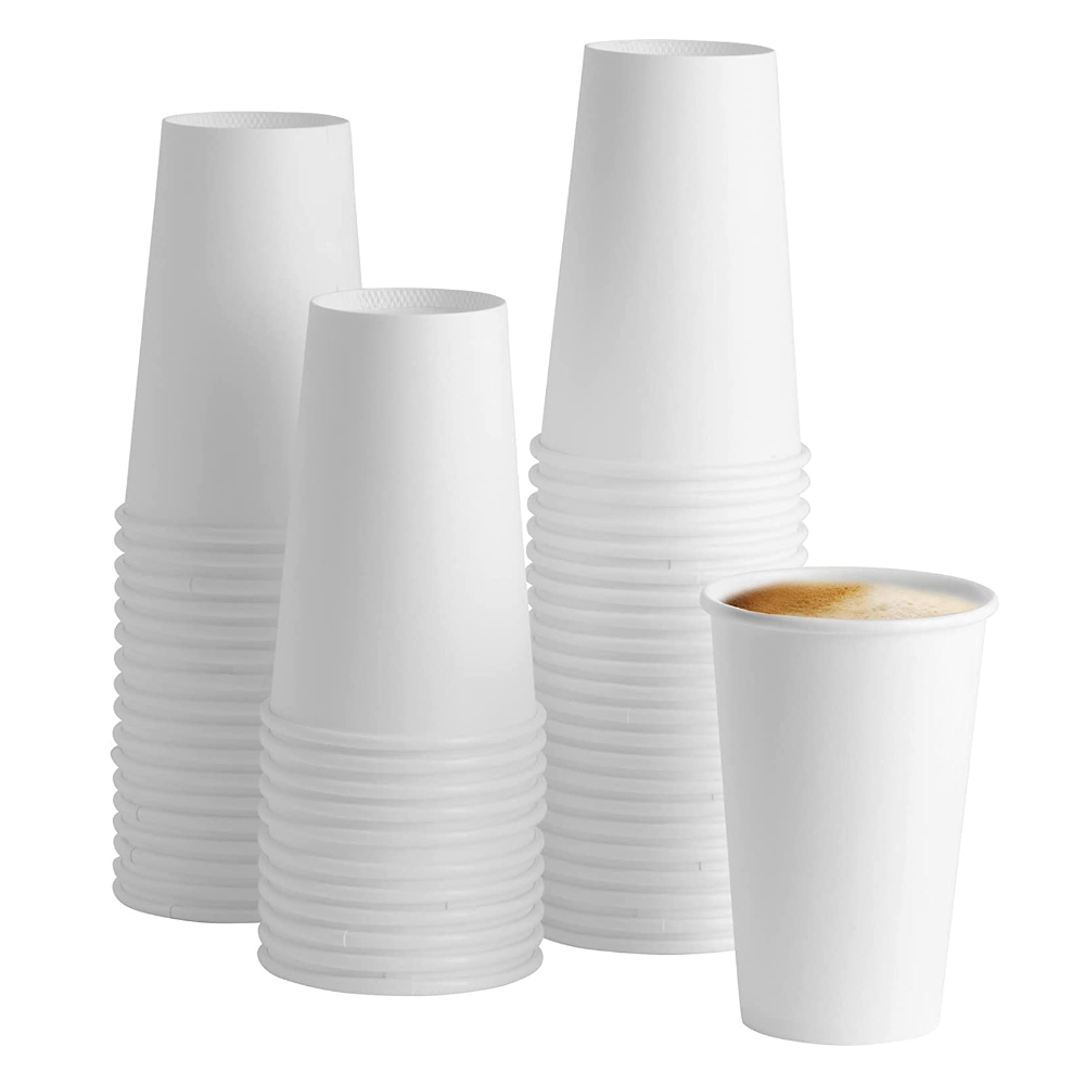Choice 4 oz. White Hot Paper Cup Travel Lid - 1000/Case