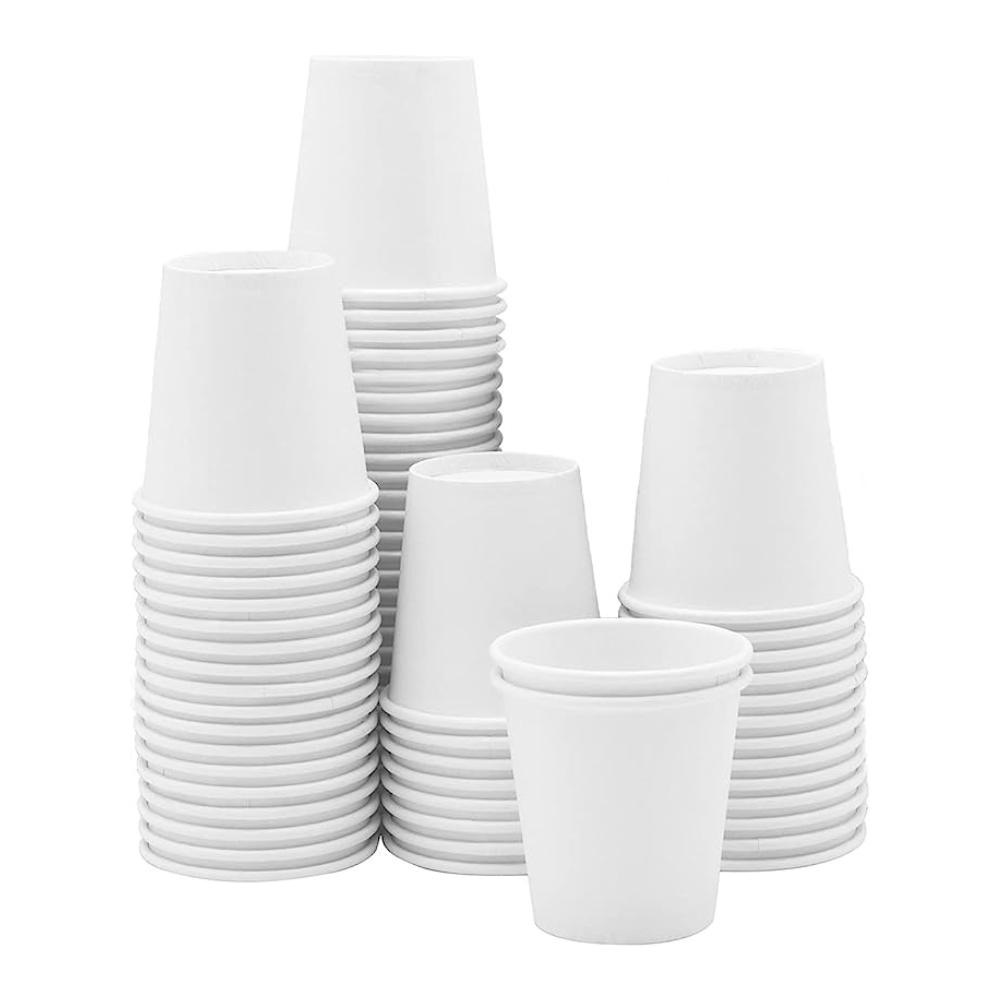 300 Pack 3oz Small Paper Cups, Disposable Yellow Bathroom Cups, Mouthwash  Cups, Coffee Cups, Hot/cold Drinking Cups For Parties, Picnics, Travel And  E