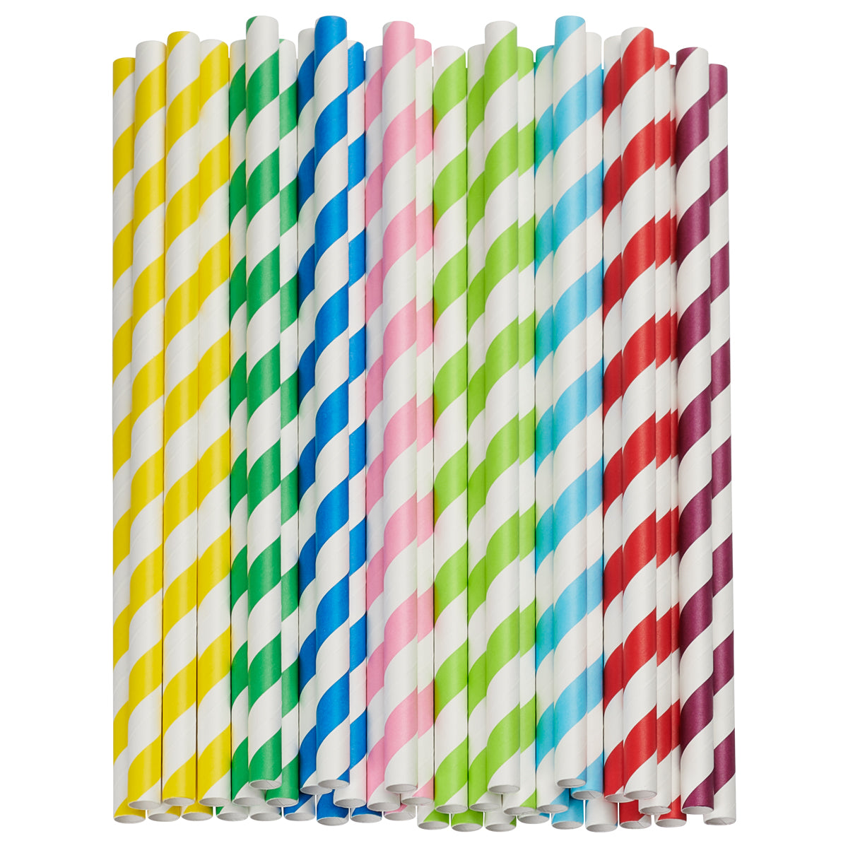 jumbo smoothie paper straw red white slushy