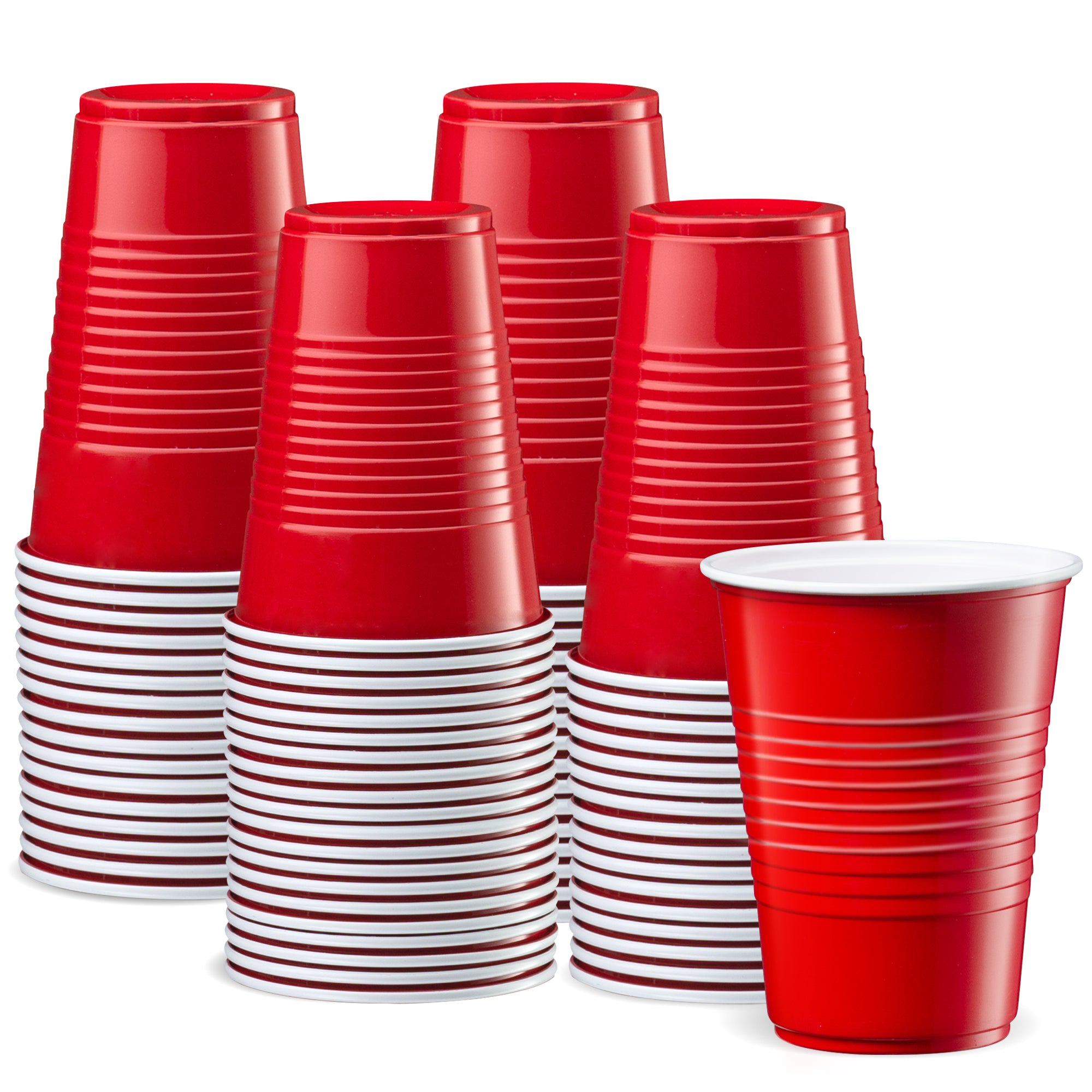 Paper Cup Red 9Oz/240ml Party (10 Units)