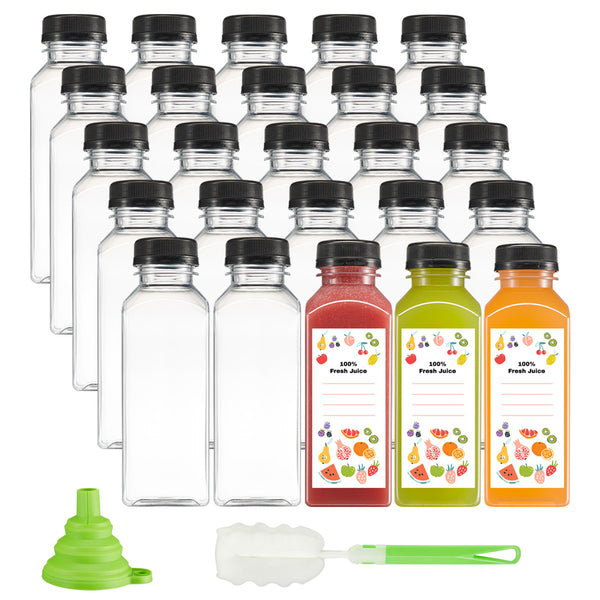 8 OZ plastic juice bottles 12 Pack - 8oz plastic bottles with caps