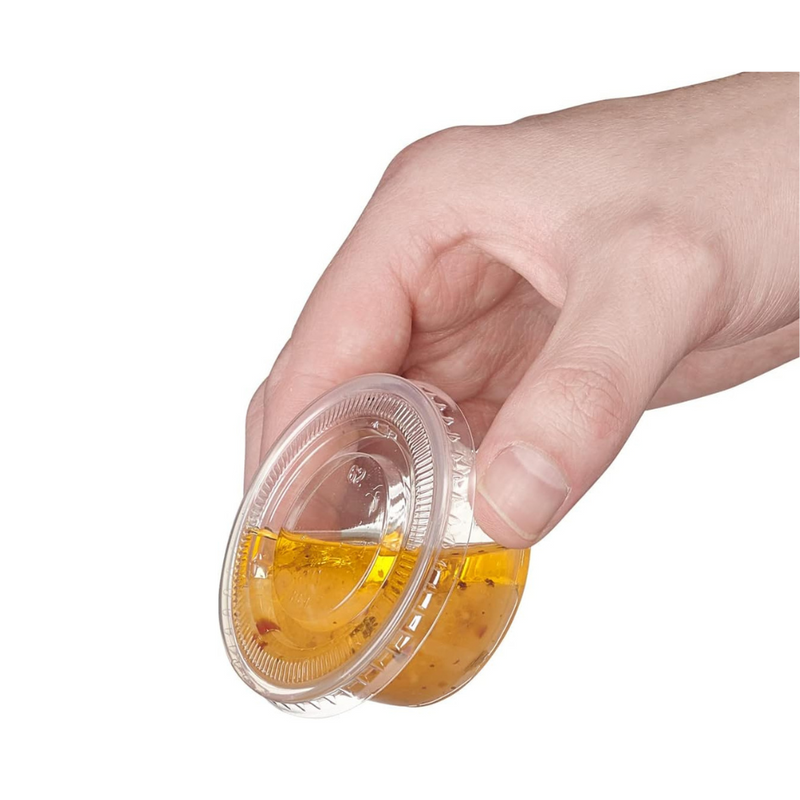 [2500 Pack] 2 oz Plastic Portion Cup - Disposable Mini Plastic Cups Jello  Shots for Condiments, Sauces, Souffles, and Dressings - BPA-Free  Translucent