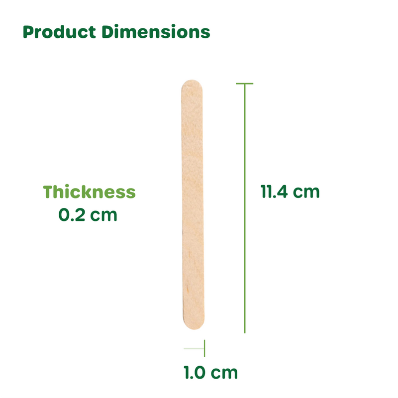 Popsicle Wax Applicator Sticks 4.5