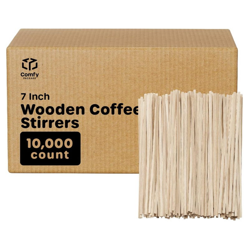 Wood Stirrers Coffee Stir Sticks  Coffee Disposable Wooden Sticks