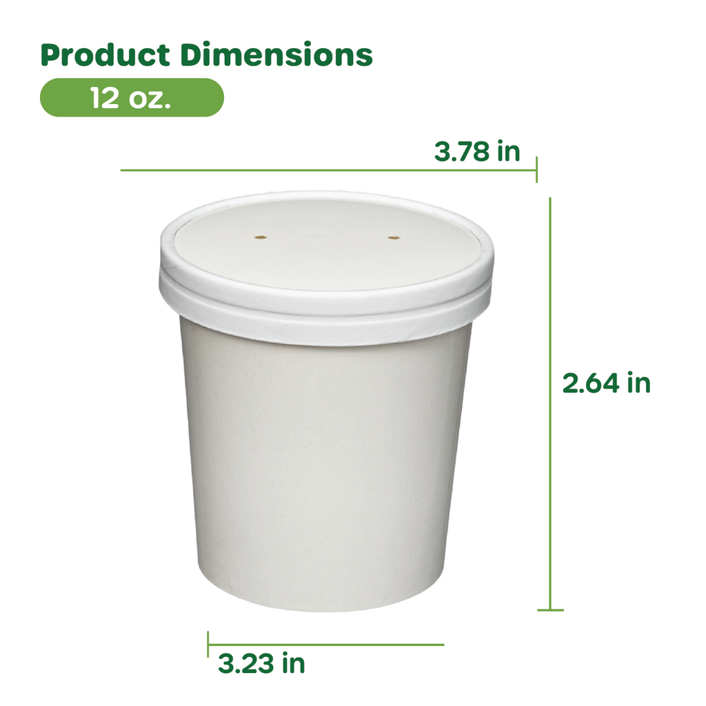 12 oz. Round Paper Food Container