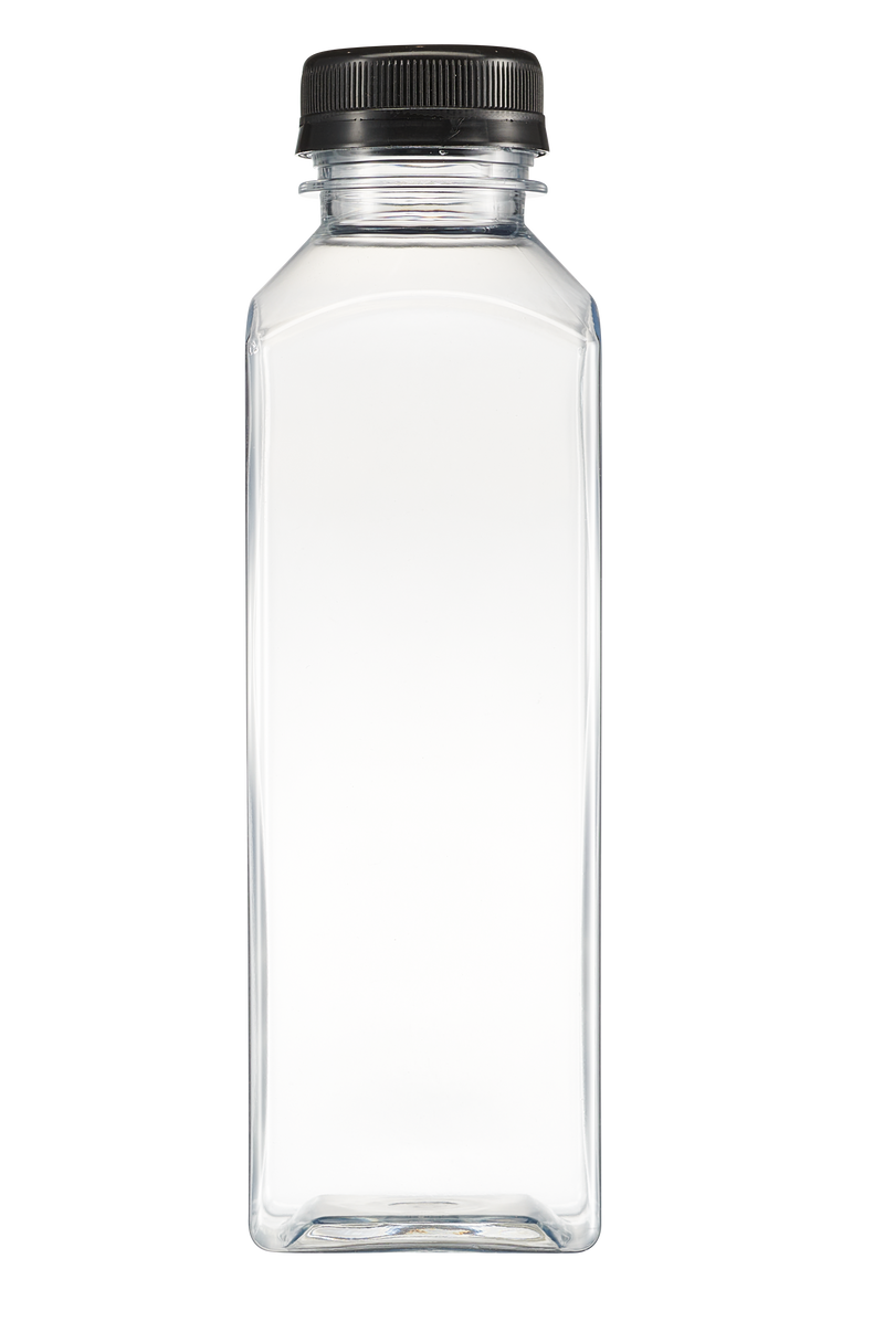 16 Oz Transparent Reusable Large Capacity Plastic Water Bottle