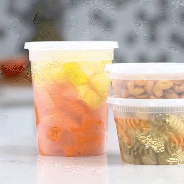 16 OZ DELI CONTAINERS POLYPROPYLENE 500CT — P Plus Packaging