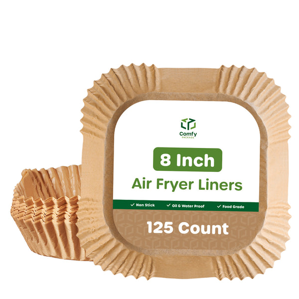 Air Fryer Liners, Square Unbleached Air Fryer Disposable Paper