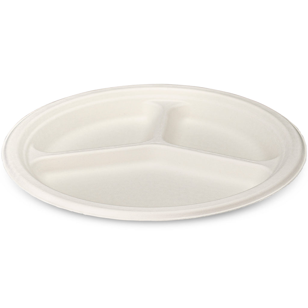  Comfy Package [Case of 500 100% Compostable 9 Inch Heavy-Duty  Paper Plates Eco-Friendly Disposable Sugarcane Plates : Health & Household